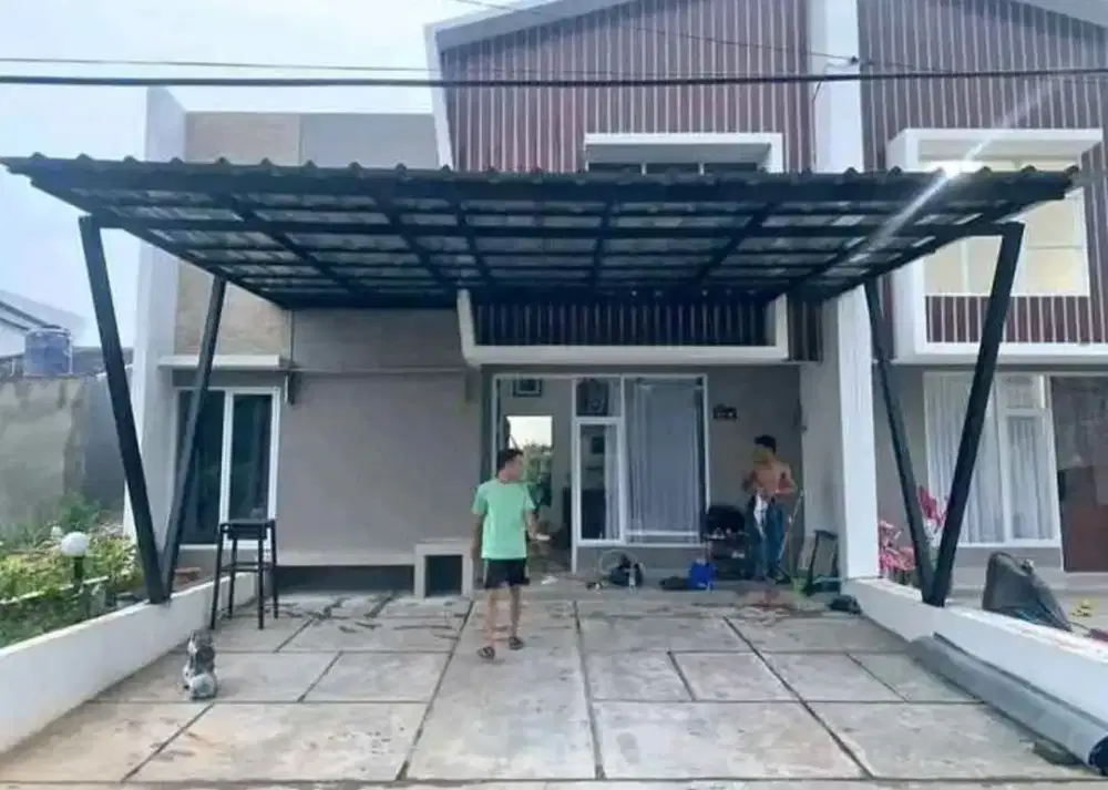 Pemasangan kanopi baja ringan sni promo akhir tahun