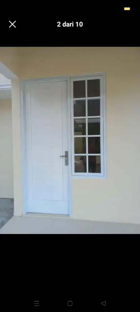 Jual kusen pintu satu dan pintu dua dari bahan aluminium dan kayu