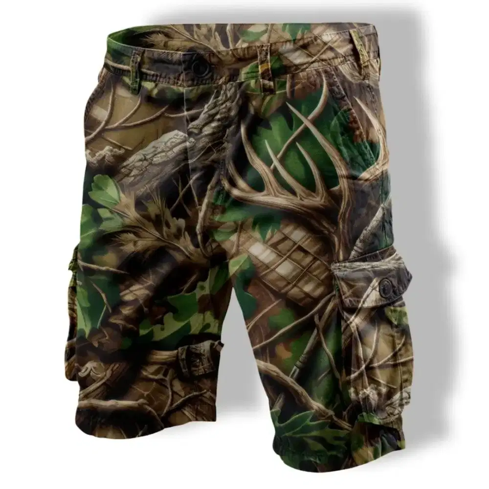 Celana cargo motif camo hunting