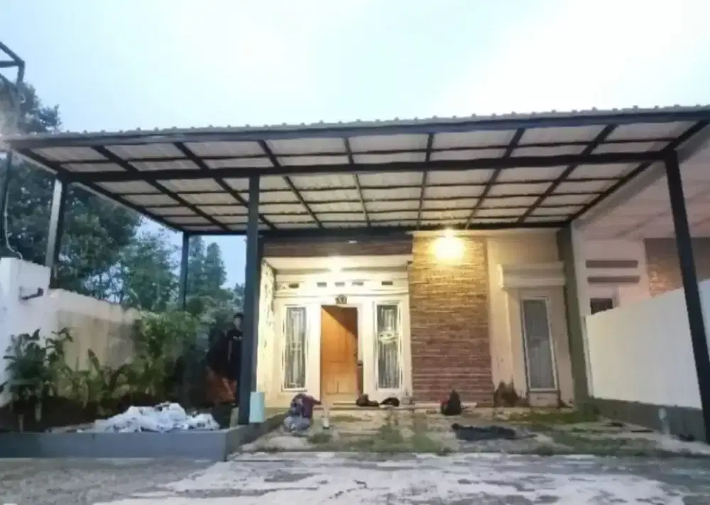 Pemasangan kanopi baja ringan sni tiang v