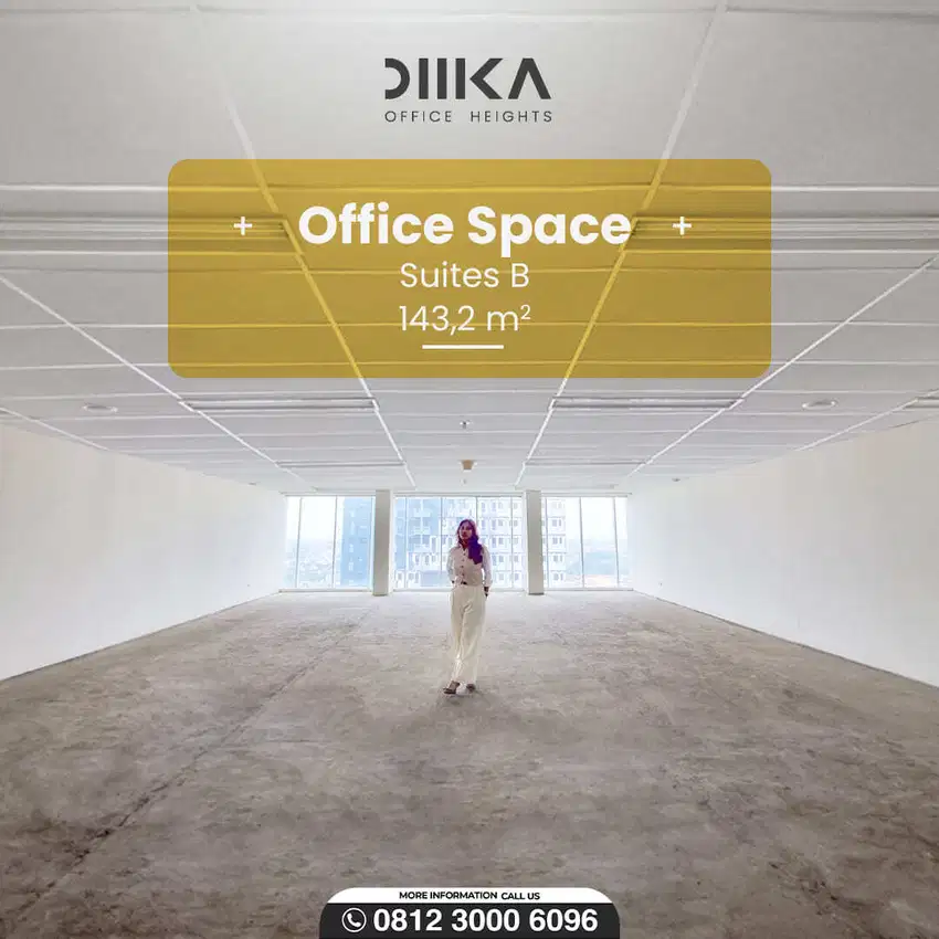 Dijual Office, Luas 143 m2 di Dhika Office Heights, Kota Depok