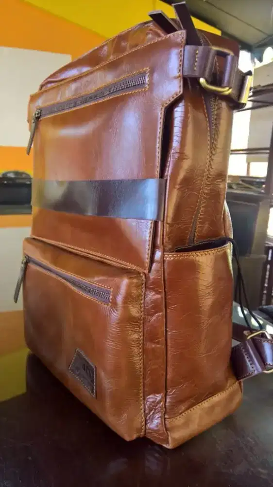 Tas kulit Sapi Produksi Hand Made