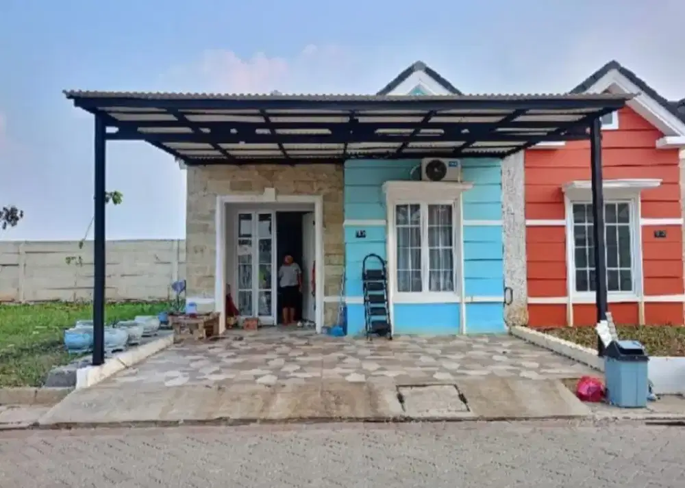 Pemasangan kanopi baja ringan sni promo