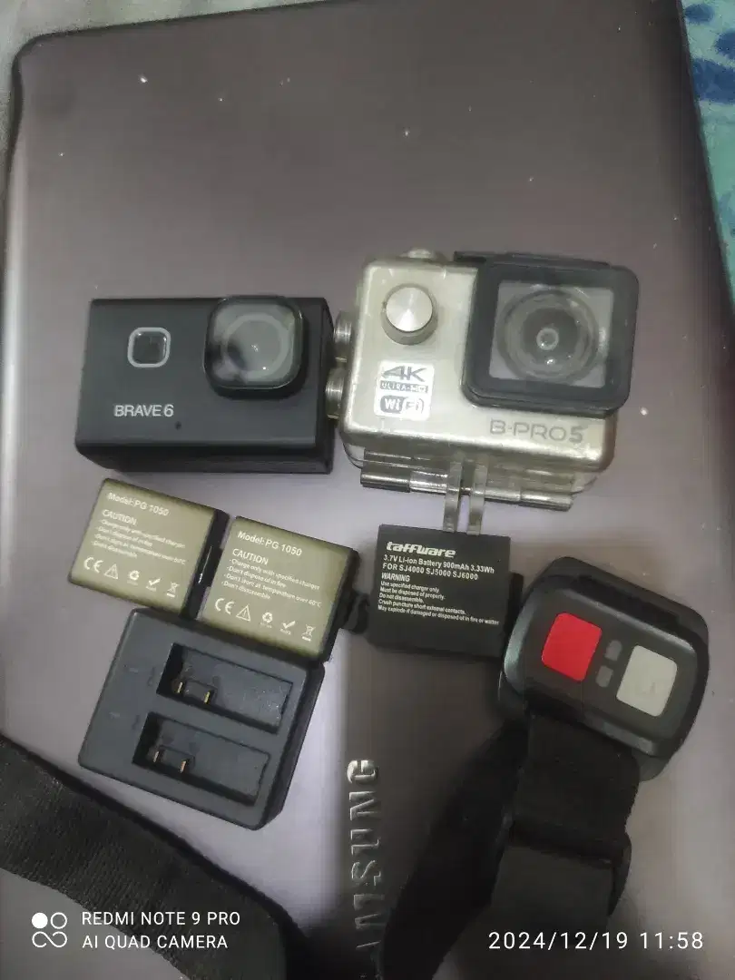 Camera akaso brave 6 GoPro dan b-pro 5