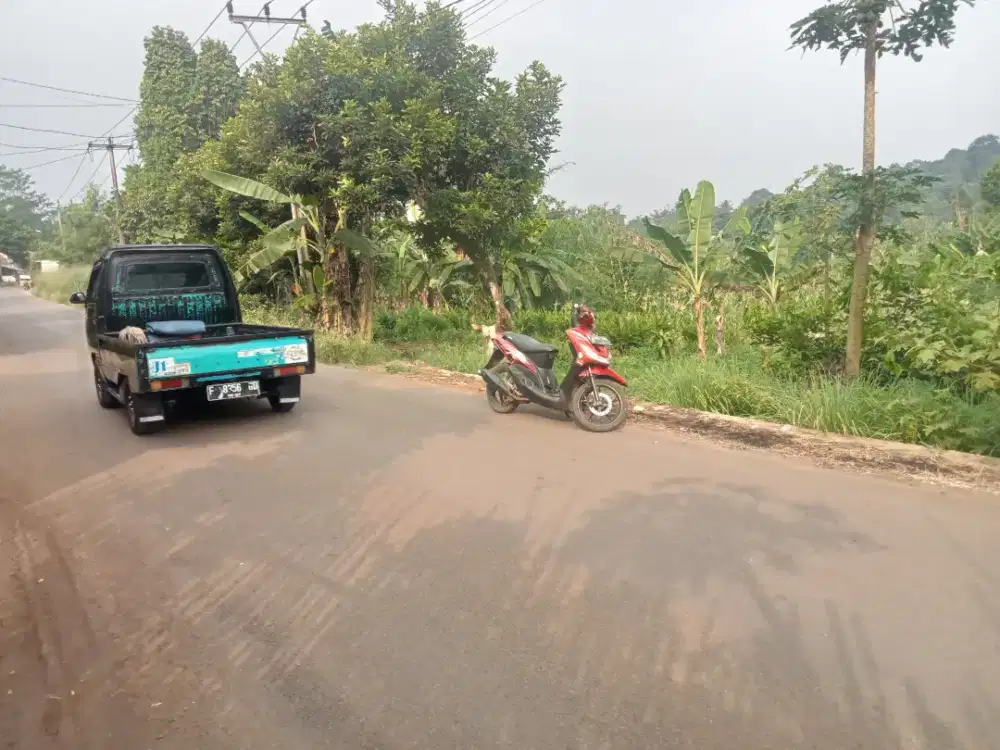 Di jual lhan tanah darat lt 600 mtr ss ajb pinggir jln utama nasional