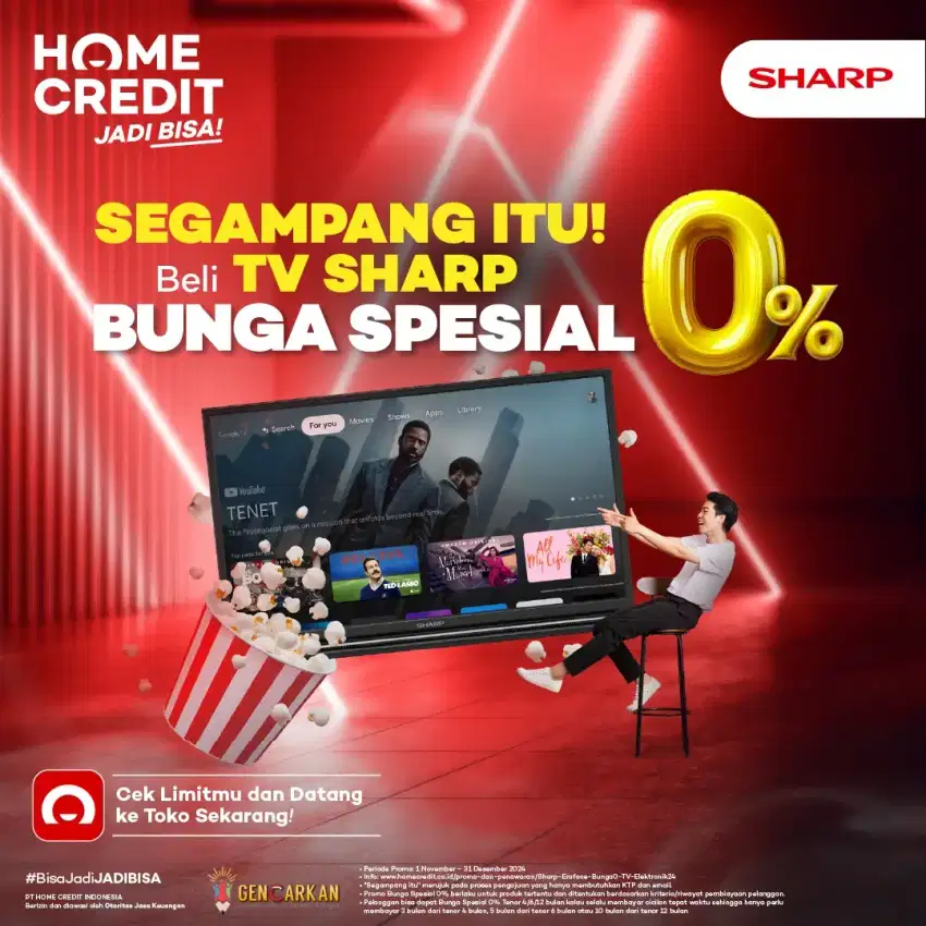 PROMO CREDIT FREE 1X CICILAN DAN BUNGA 0%