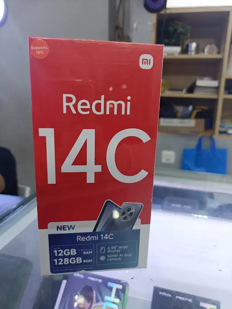 REDMI 14C RAM 6/128 TERLARISS,BISA COD FREE ONGKIR