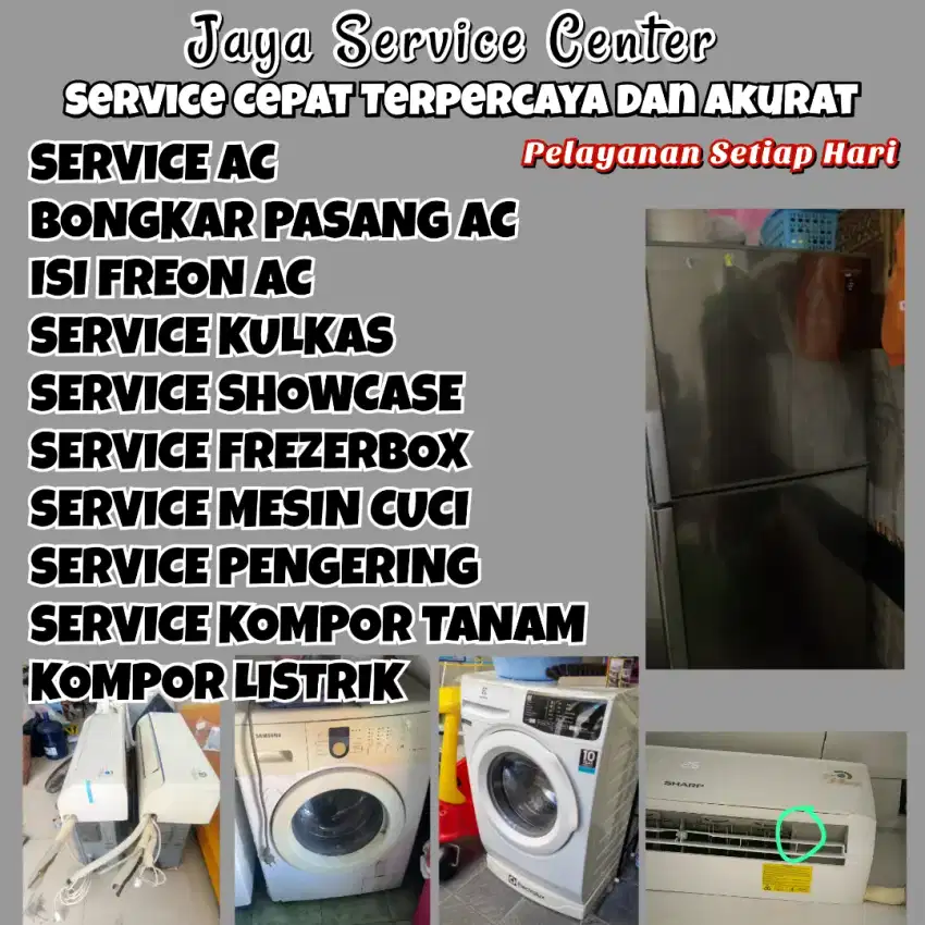 Service AC Kulkas Frezer Servis Mesin Cuci Bongkar Pasang AC Citraland