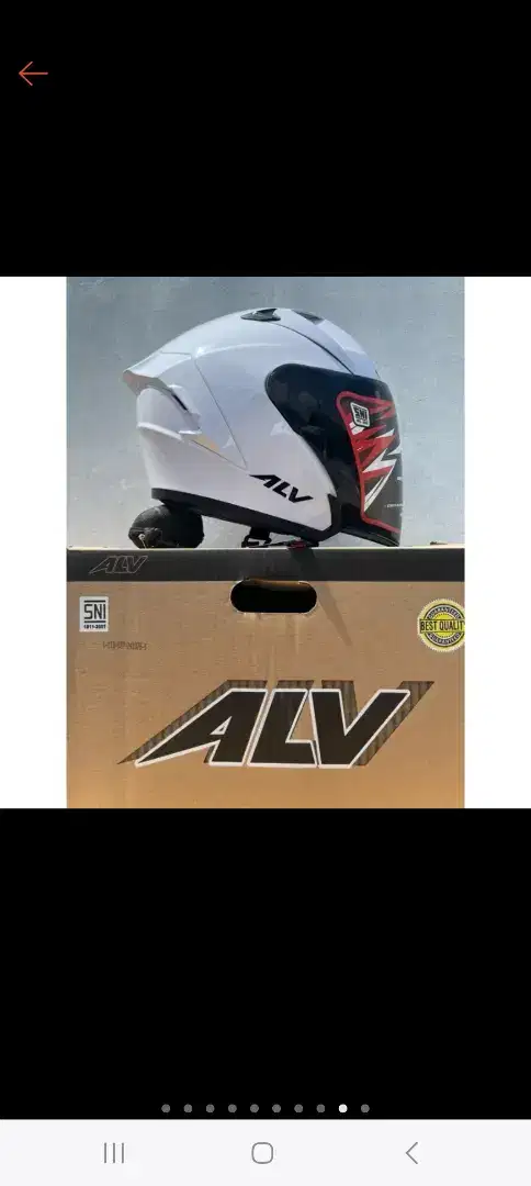 HELM ALV PUTIH UK M