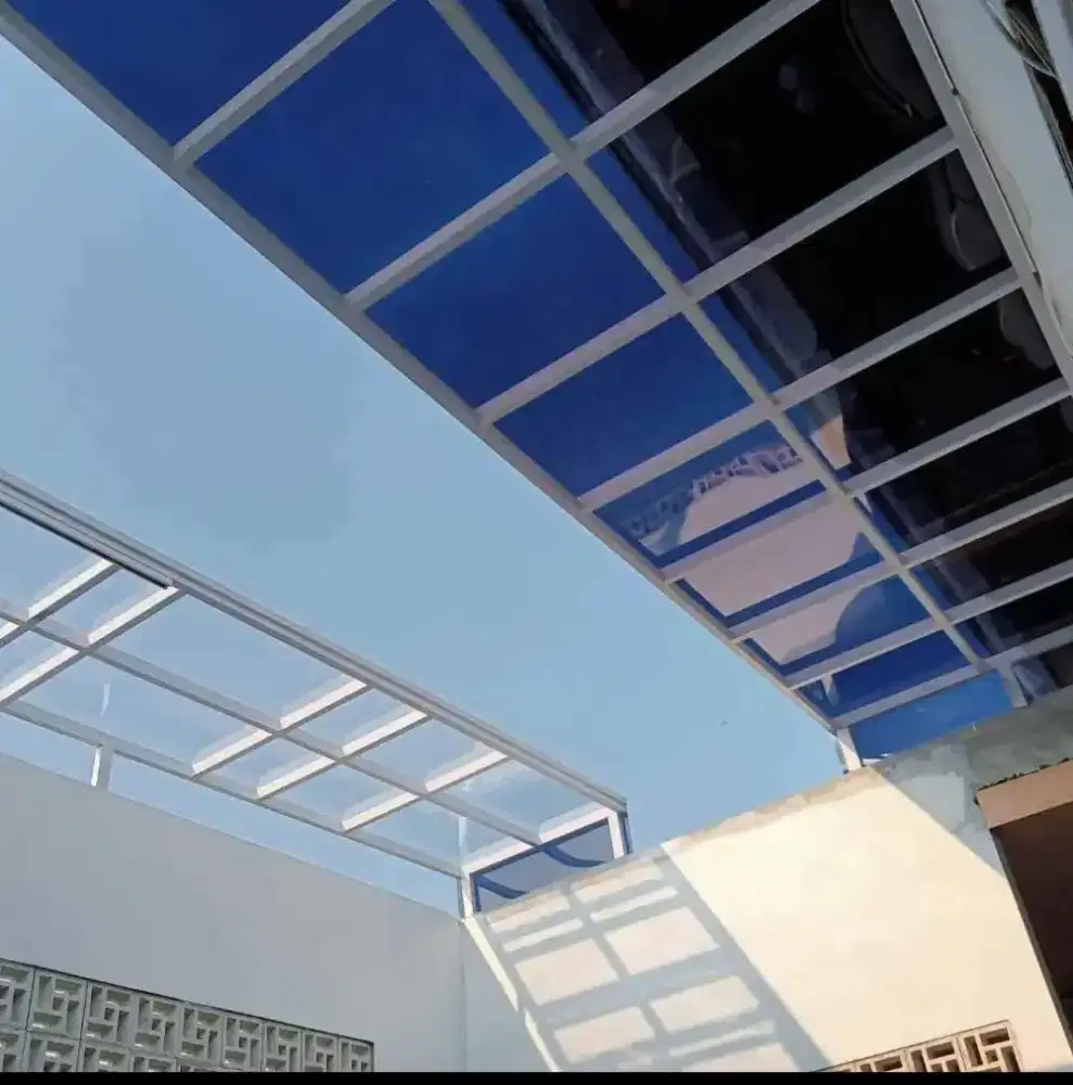 Kanopi solarflat transparan murah