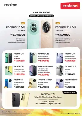 Realme banyak Cashbak di Eraf0ne Krian