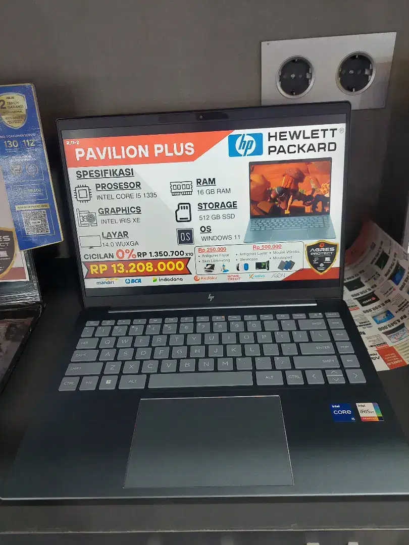 KREDIT HP PAVILION PLUS  INTEL CORR I5-1335 16/512GB WON 11 OHS 2021