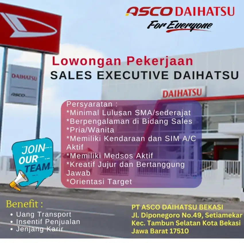 SALES EXECUTIVE DAIHATSU