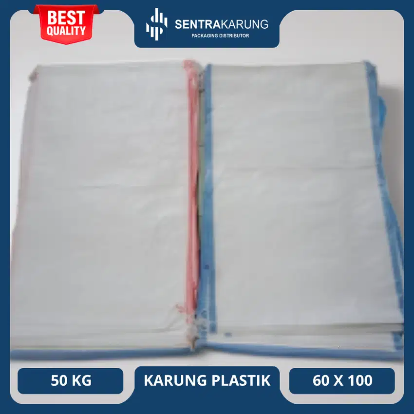 Karung Plastik Tahan Lama Ukuran 60x100 & 75x115 – COD di Rumah Anda!