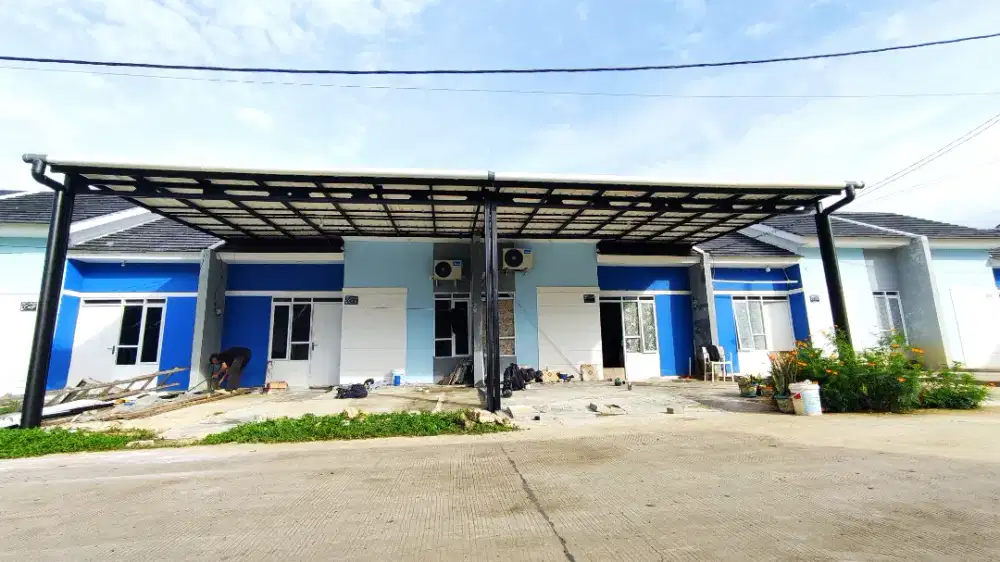 Pemasangan kanopi baja ringan