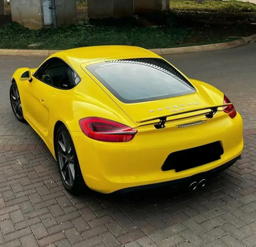 MURAH. YELLOW Porsche Cayman 2014 Sport Chrono 981 s 2013 Boxster