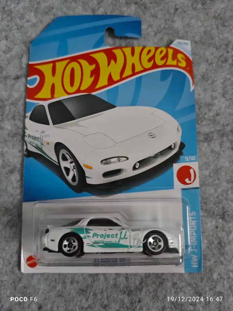 Hotwheels Diecast 95 Mazda Rx7 New Segel Promo