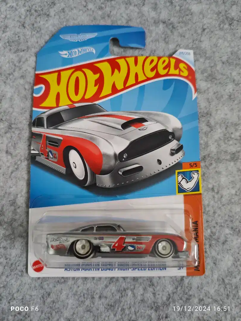 Hotwheels Diecast Aston Martin DB4GT High Speed Edition New Segel