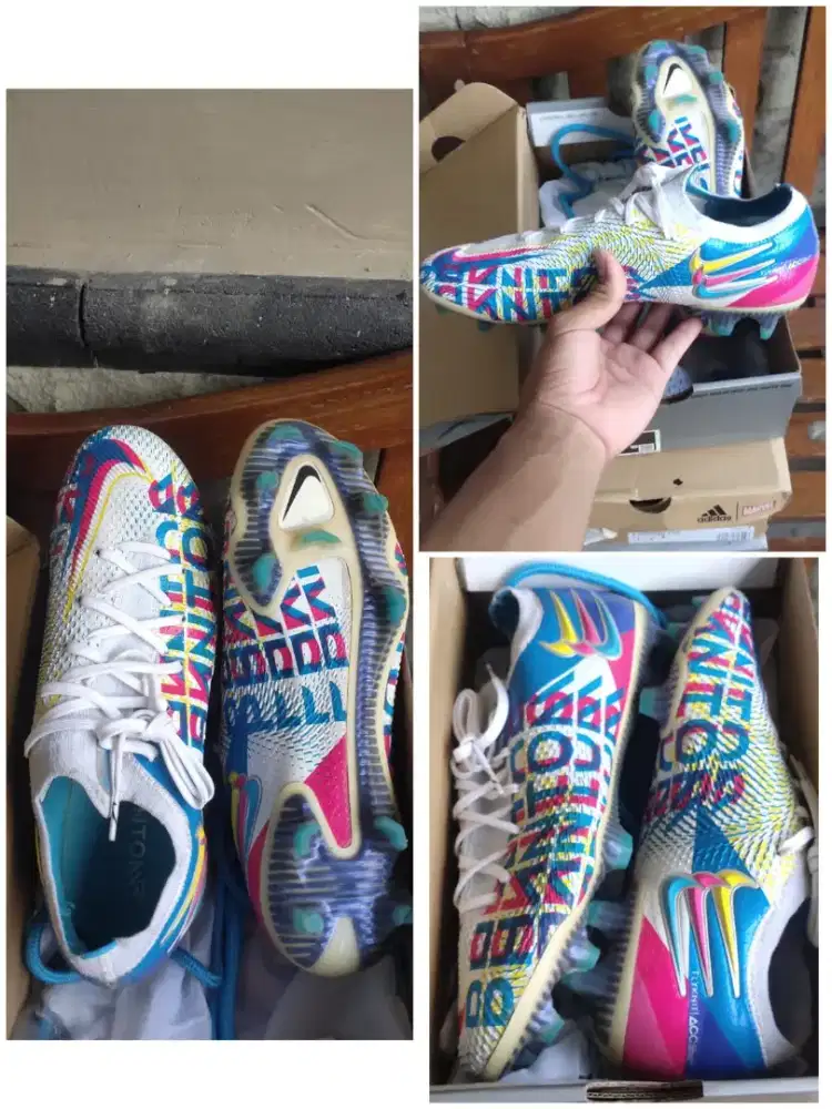 Sepatu bola second mulus pemakaian tipis-tipis