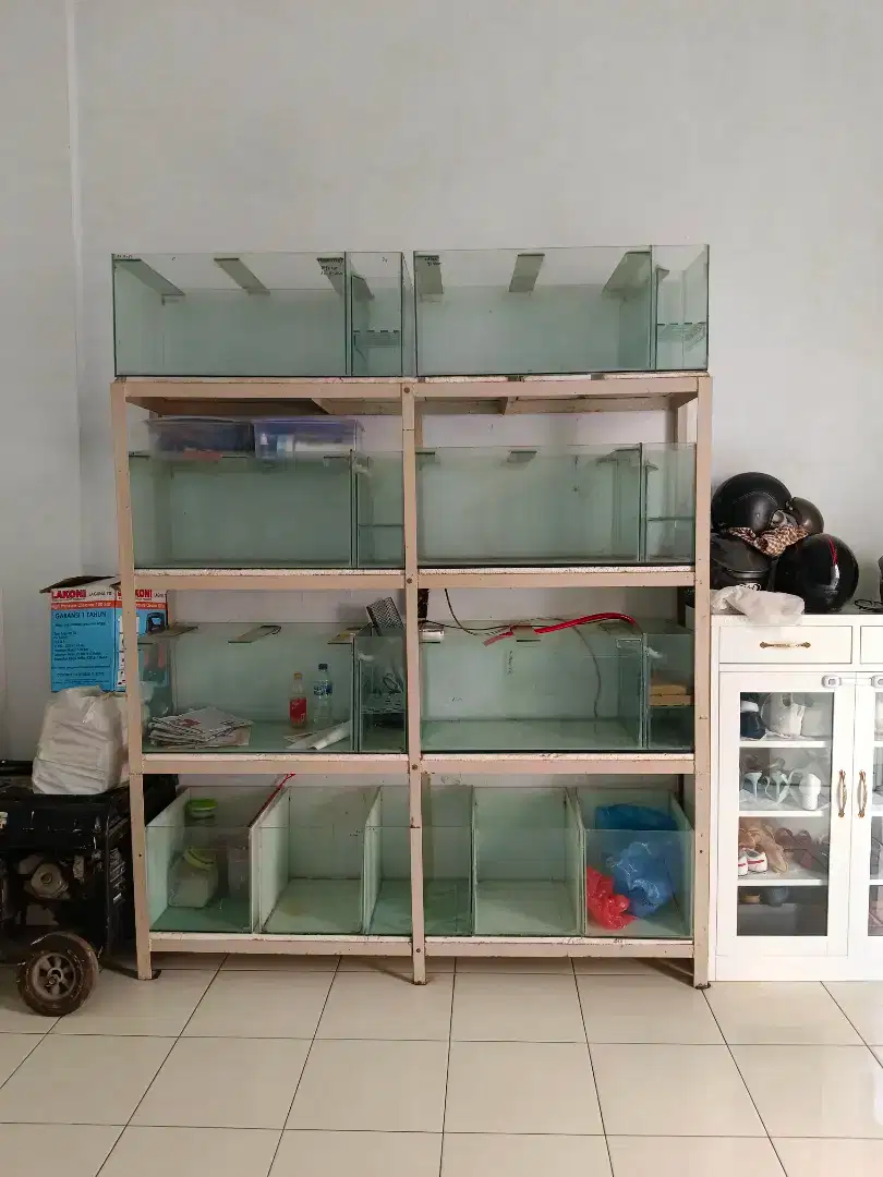 Aquarium bekas 45*120