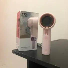 GOOJODOQ High Speed Turbo Minifan Portable Pink