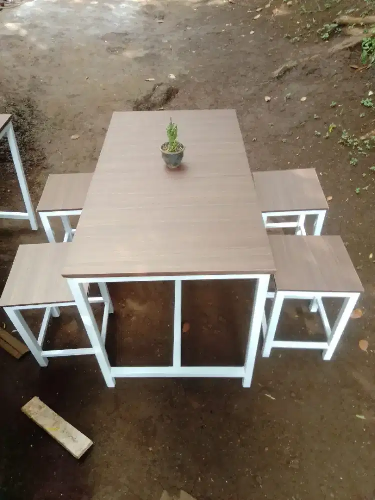 meja cafe industrial promo