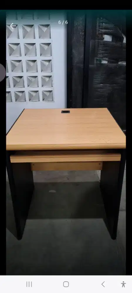 meja komputer single