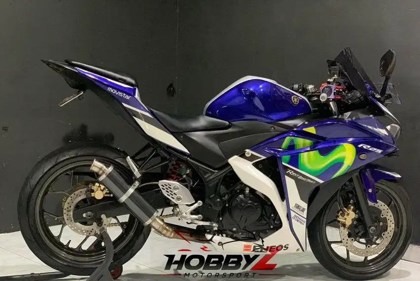 Yamaha R25 movistar 2017 modif hedon ninja mewah istimewa mantul
