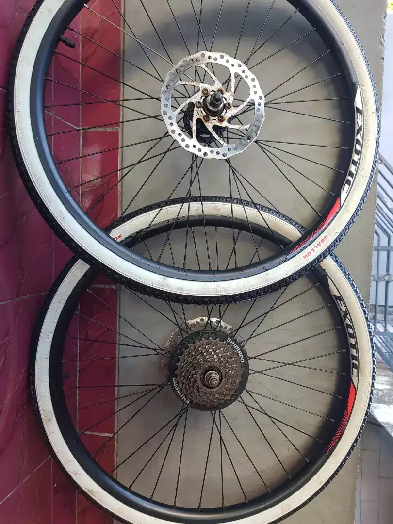 Wheelset 24 velg exotic ban baru swallow deli tire