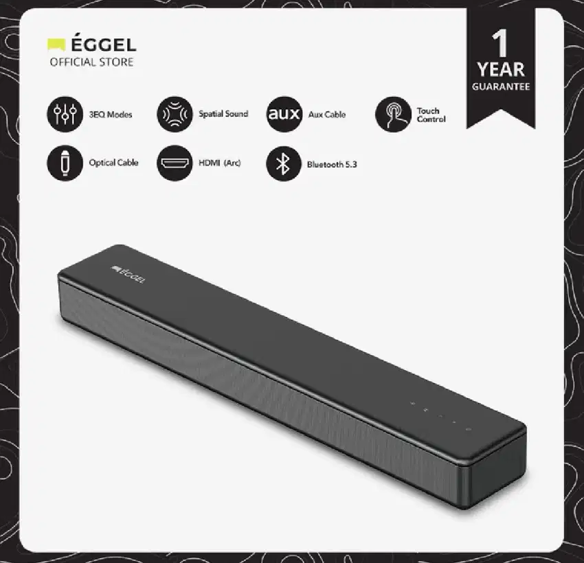 Eggel Stage Soundbar Bluetooth Speaker