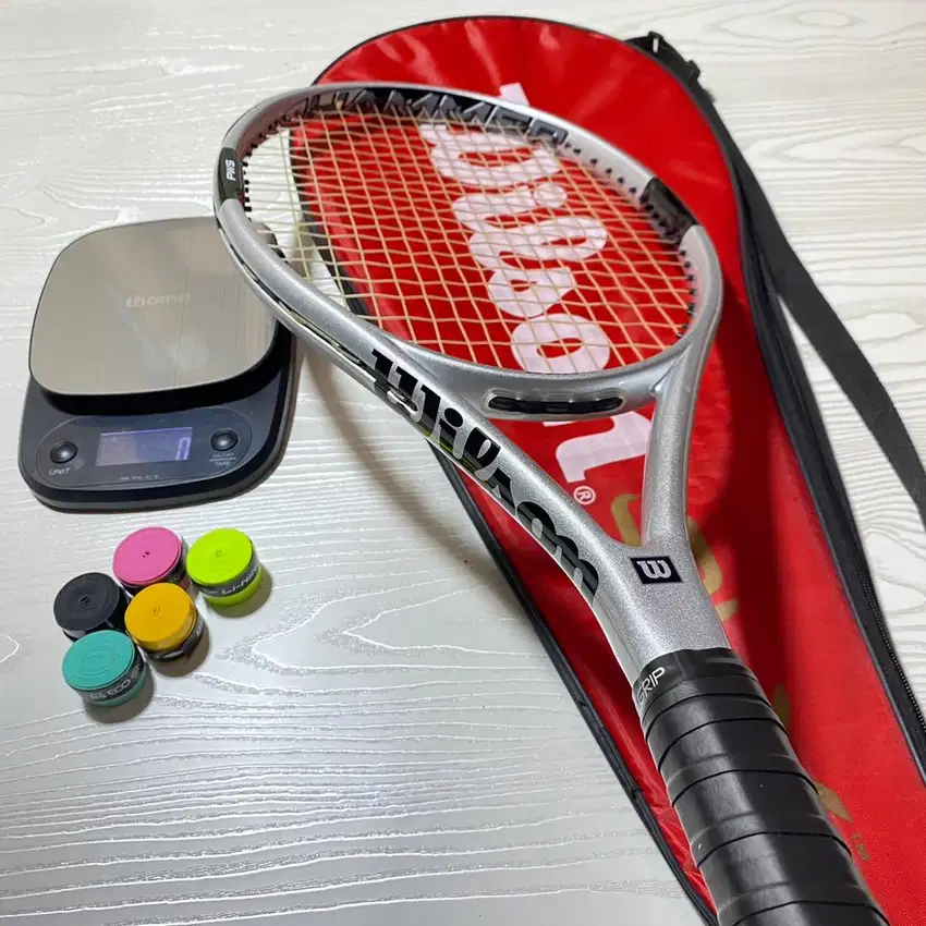 RAKET TENIS WILSON HAMMER SILVER FULLSET SIAP SMASH