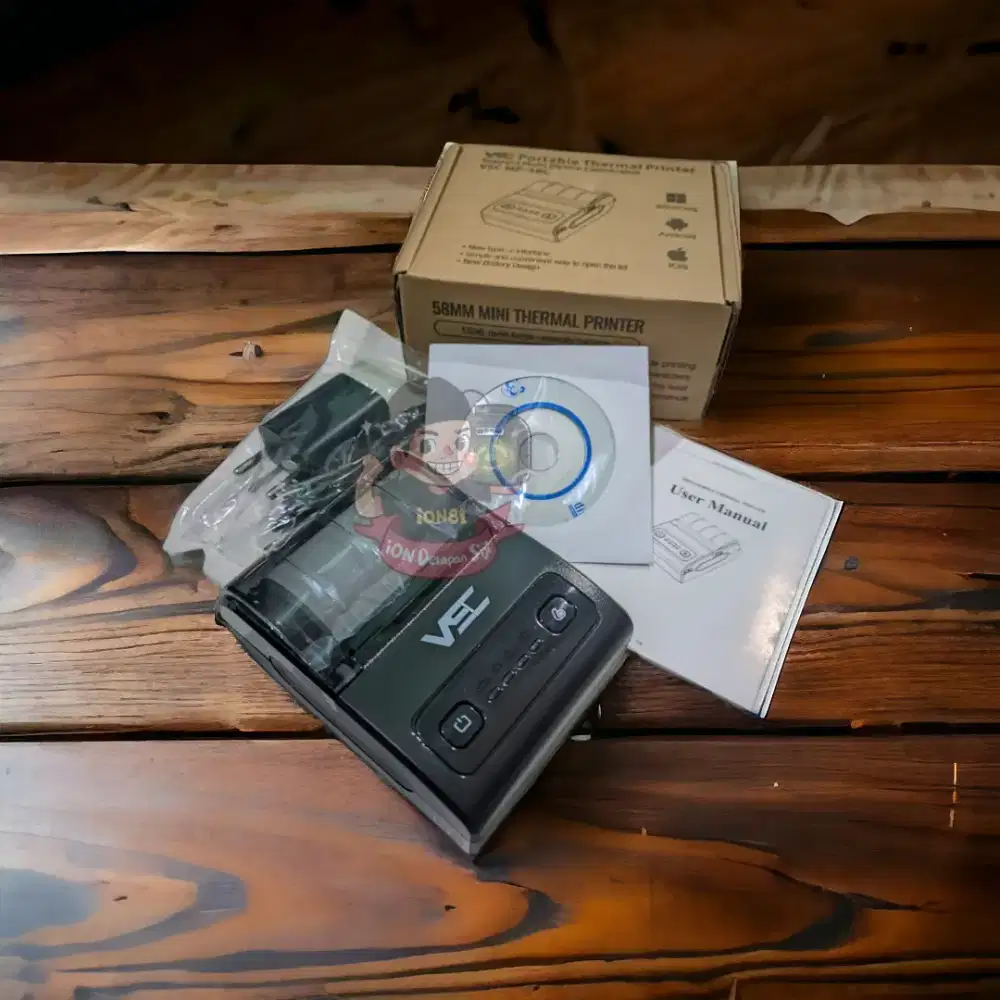 Printer Resi 80mm n Printer Bluetooth 58mm + Sy ajari, Kertas Thermal