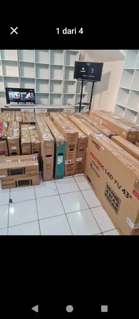 Dibeli tv LED lcd plasma amplifier speaker kulkas freezerbox dan lain2