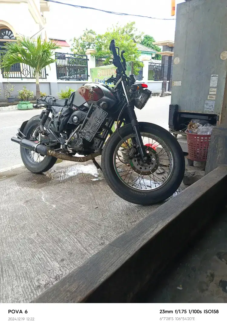 Pulsar 135 modif custom motor japstyle bobber