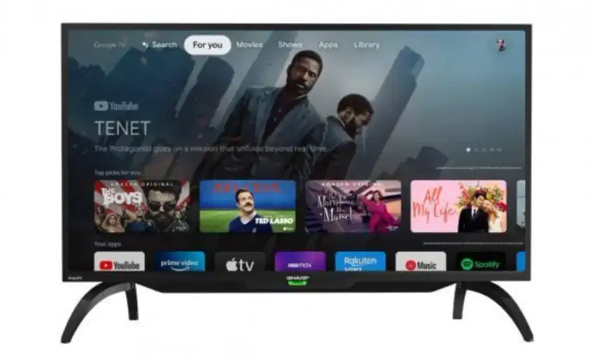 LED TV Sharp 42 inch google tv netflix youtube