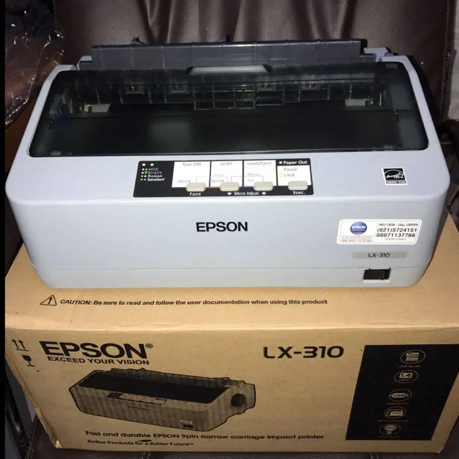 PRINTER EPSON DOTMATRIX LX310 NEW // GARANSI DISTRIBUTOR