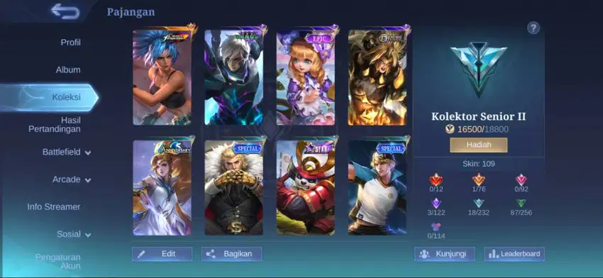 DI JUAL AKUN MOBILE LEGEND WR BAGUSS DAN AKUN AMAN TERPERCAYA