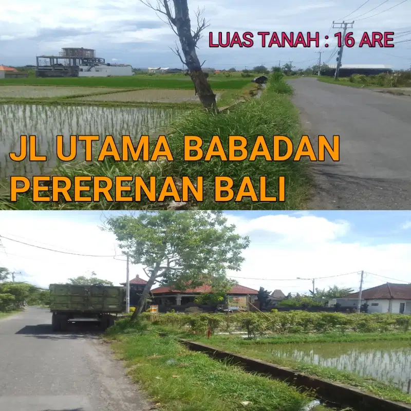 jl. utama babadan pererenan 16 are tanah di sewakan