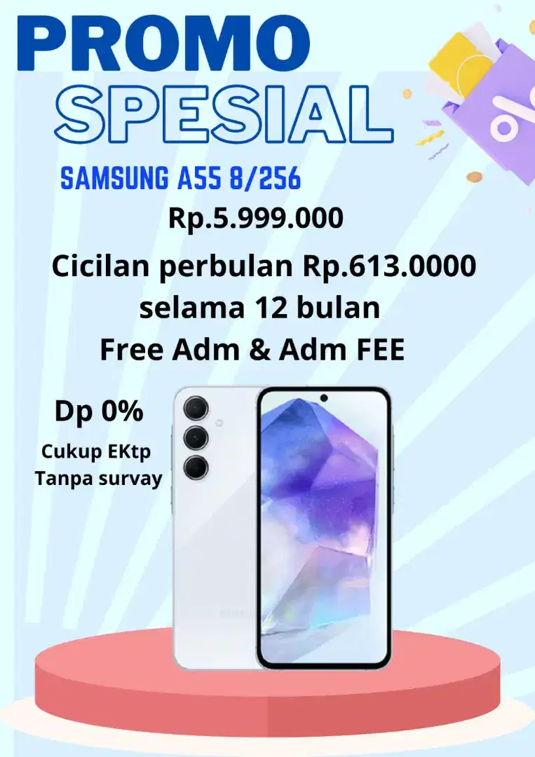 Cicilan Samsung A55 5G 256GB Erafone Pemalang