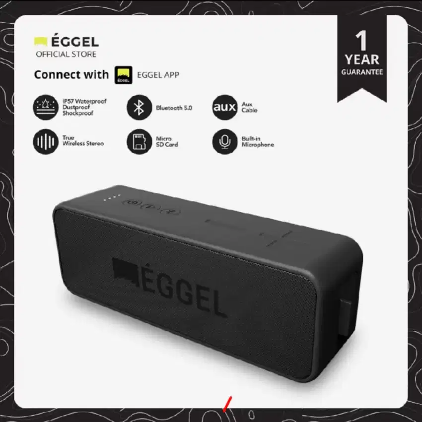 Eggel Active 2S Portable Bluetooth Speaker