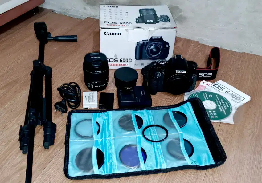 DSLR Canon EOS 600D Lengkap +Bonus2