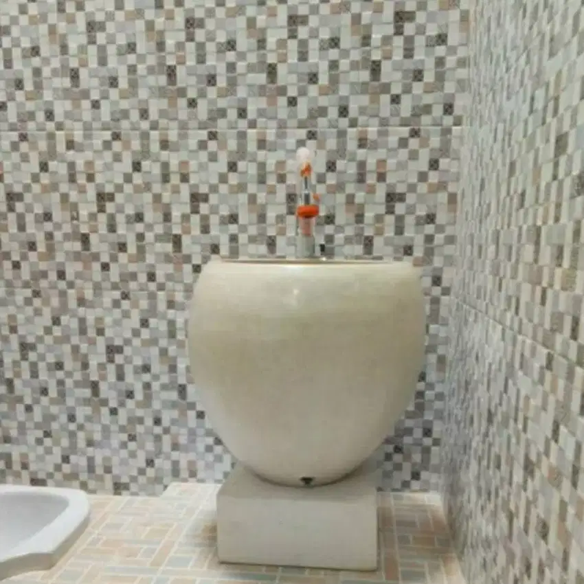 Bak Mandi Terazzo Model Bakul