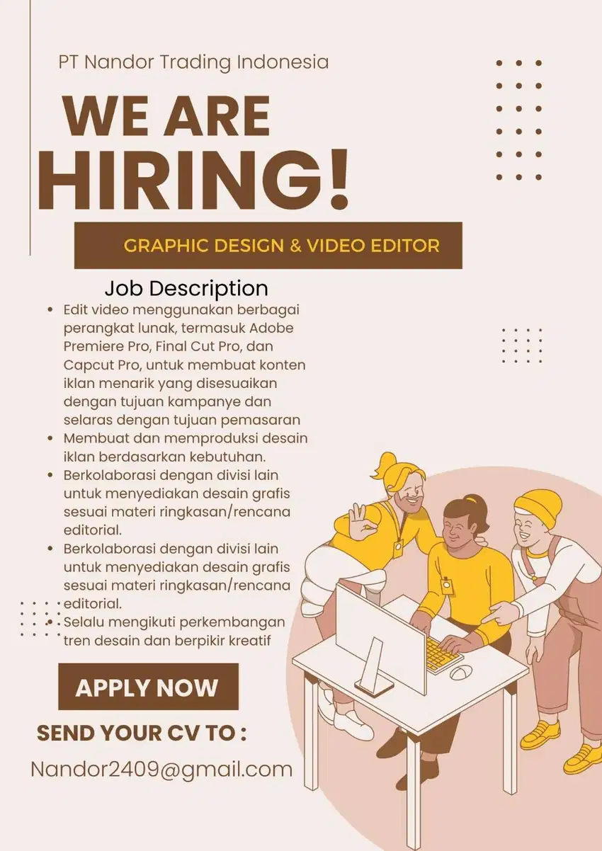 LOWONGAN Design&Editor