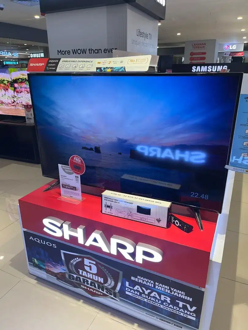 SHARP LED TV ANDROID 4K 50 INCHI