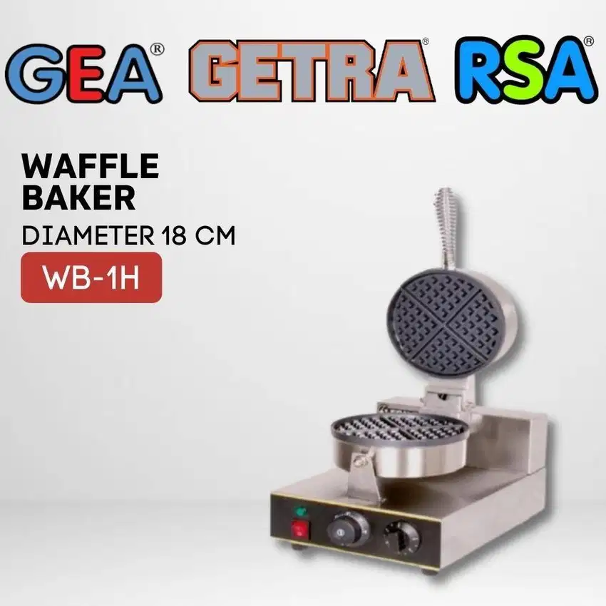 GETRA Waffle Baker WB-1H / Mesin Waffle GETRA WB 1H GARANSI RESMI WAFF