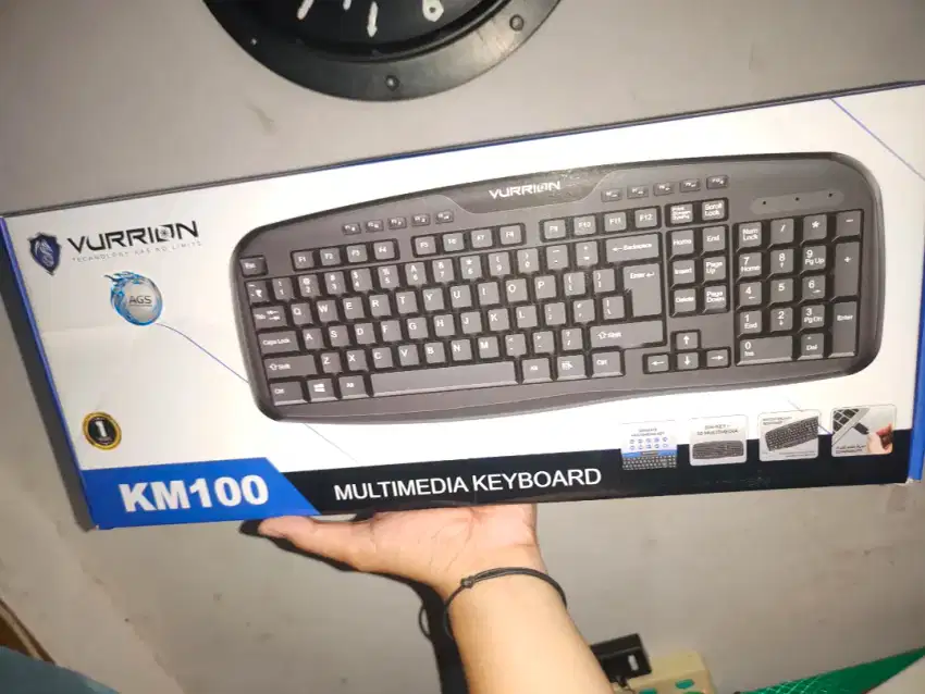 Keyboard Vurrion KM100 +10 tombol