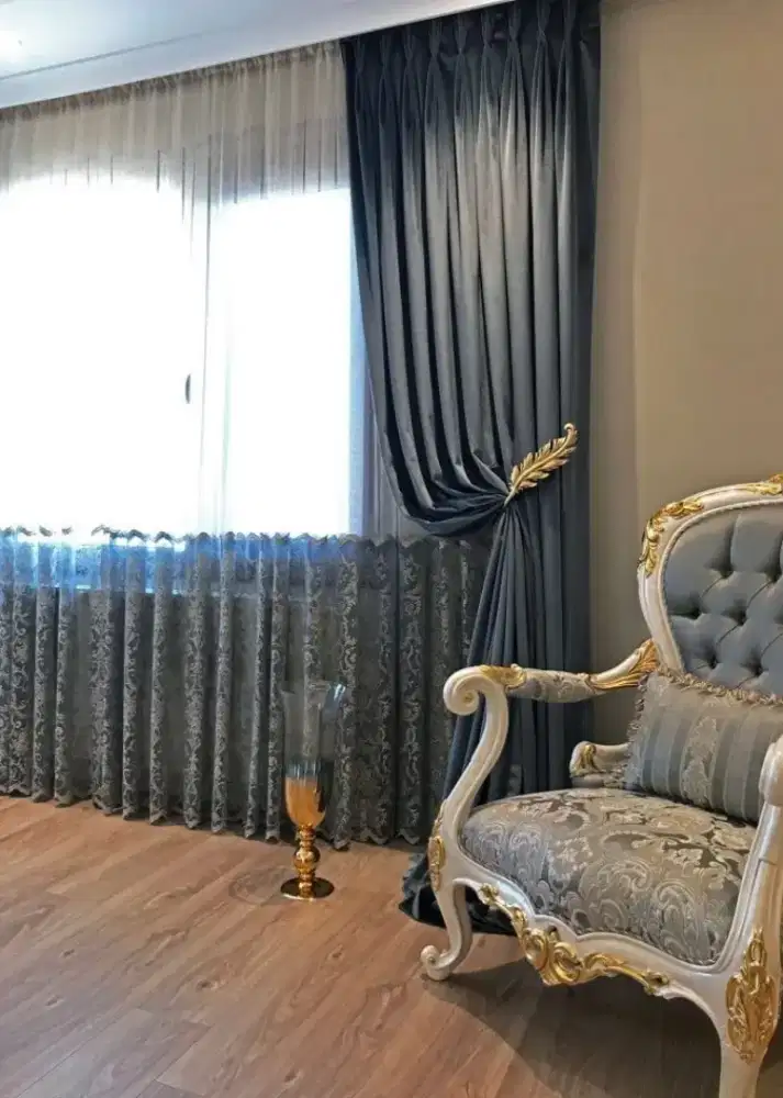 Pasang tirai jendela gorden gordyn roller blind vertikal rollblind viv