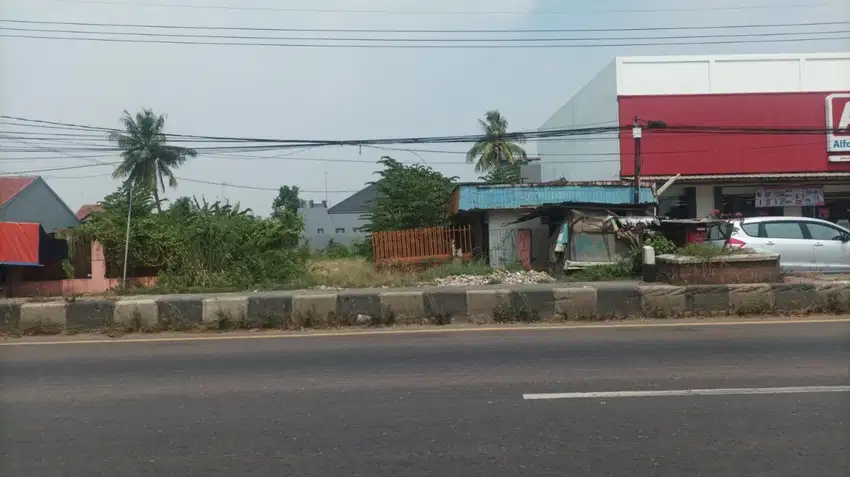 Tanah Pinggir Jalan Lokasi Strategis di Cikampek Karawang Dijual Murah