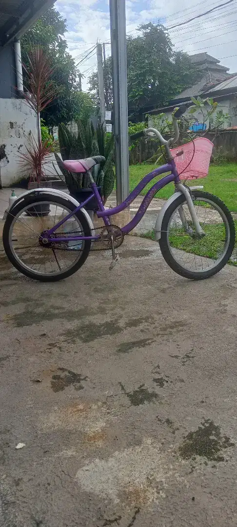 Sepeda keranjang wanita
