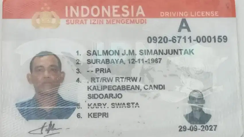 Sopir/Driver/Supir